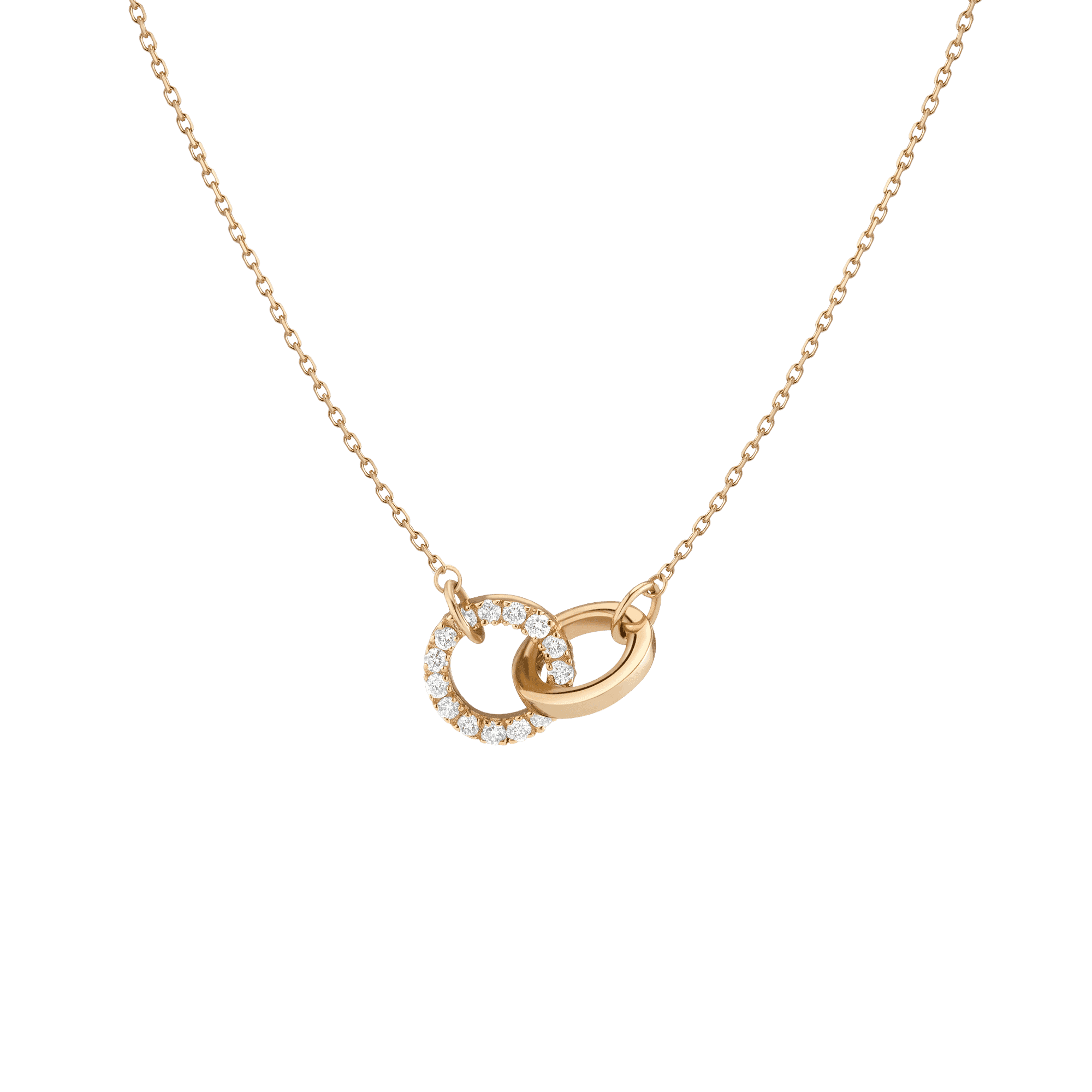 Aurate New York Diamond Connection Necklace, 14K Yellow Gold