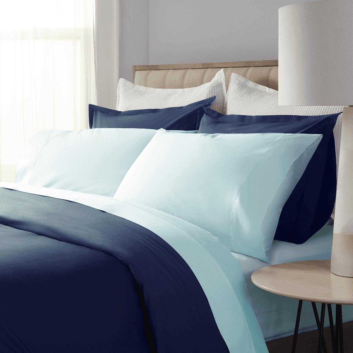 Riley Cotton Percale Sheets