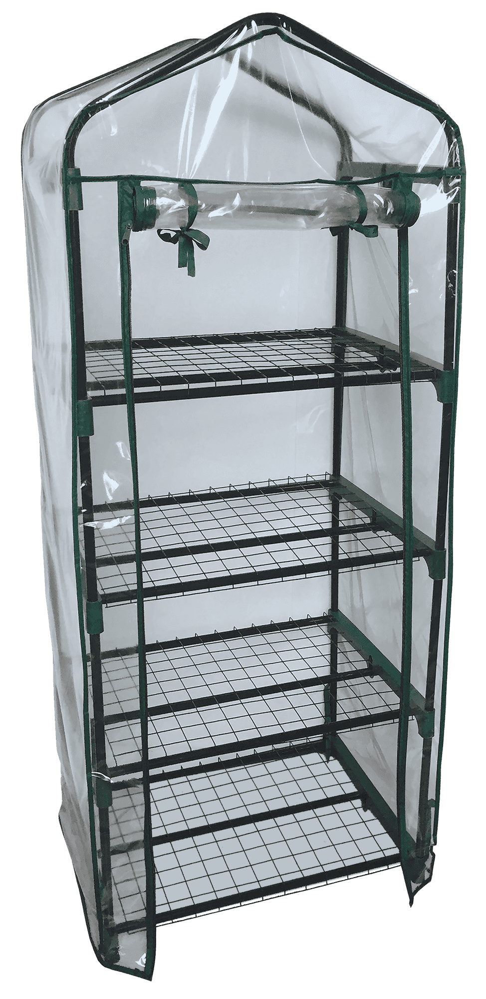 Miracle-Gro 1-ft L x 2-ft W x 5-ft H Transparent Greenhouse Kit in Clear | 70524