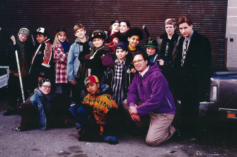 The cast of "The Mighty Ducks."