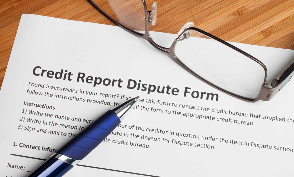 credit report dispute