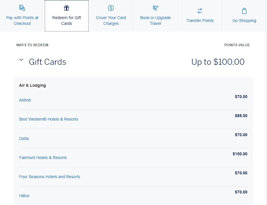 amex gift cards