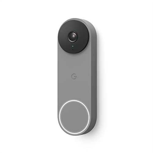 Google Nest Doorbell 720p- (Wired, 2nd Gen) - Video Security Camera - Ash