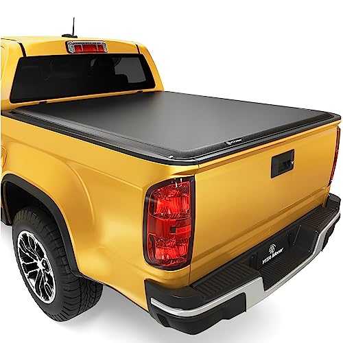YITAMOTOR Soft Roll Up Truck Bed Tonneau Cover Compatible with 2015-2022 Chevy Colorado/GMC Canyon, Fleetside 6.2 ft Bed