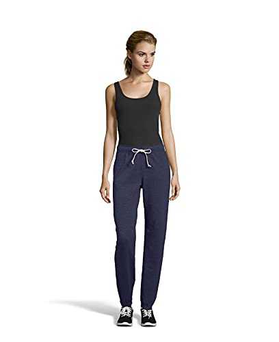 Hanes Women's Luxe Collection Lightweight Fleece Sweatpant with Pockets