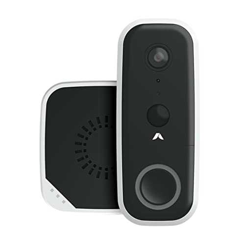 abode Wireless Video Doorbell Cam & Chime - All-in-One Weatherproof Wi-Fi Connected HD Camera with Push-Button Doorbell, 160-Degree View, Automatic Person Detection, Night Vision & 2-Way Voice