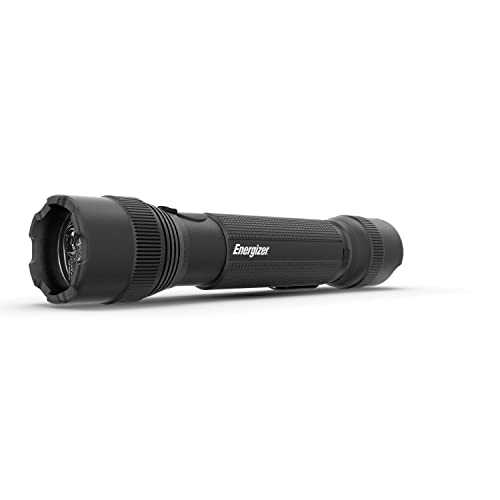 Energizer LED Tactical Flashlight TAC-700, Ultra Bright IPX4 Water Resistant Flash Light, Rugged Metal Body, Manual Focus (Batteries Included)