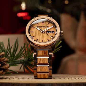Original Grain Classic Whiskey Espresso Wood Watch