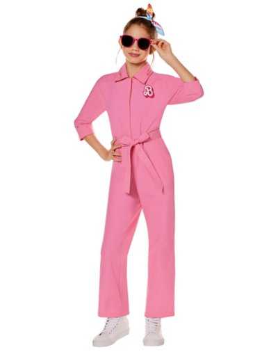 Kid's Pink Power Jumpsuit - Barbie the Movie by Spirit Halloween