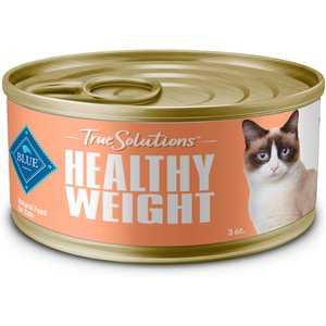 Blue Buffalo True Solutions Healthy Weight Natural Weight Control Chicken Adult Wet Cat Food, 3-oz can, case of 24