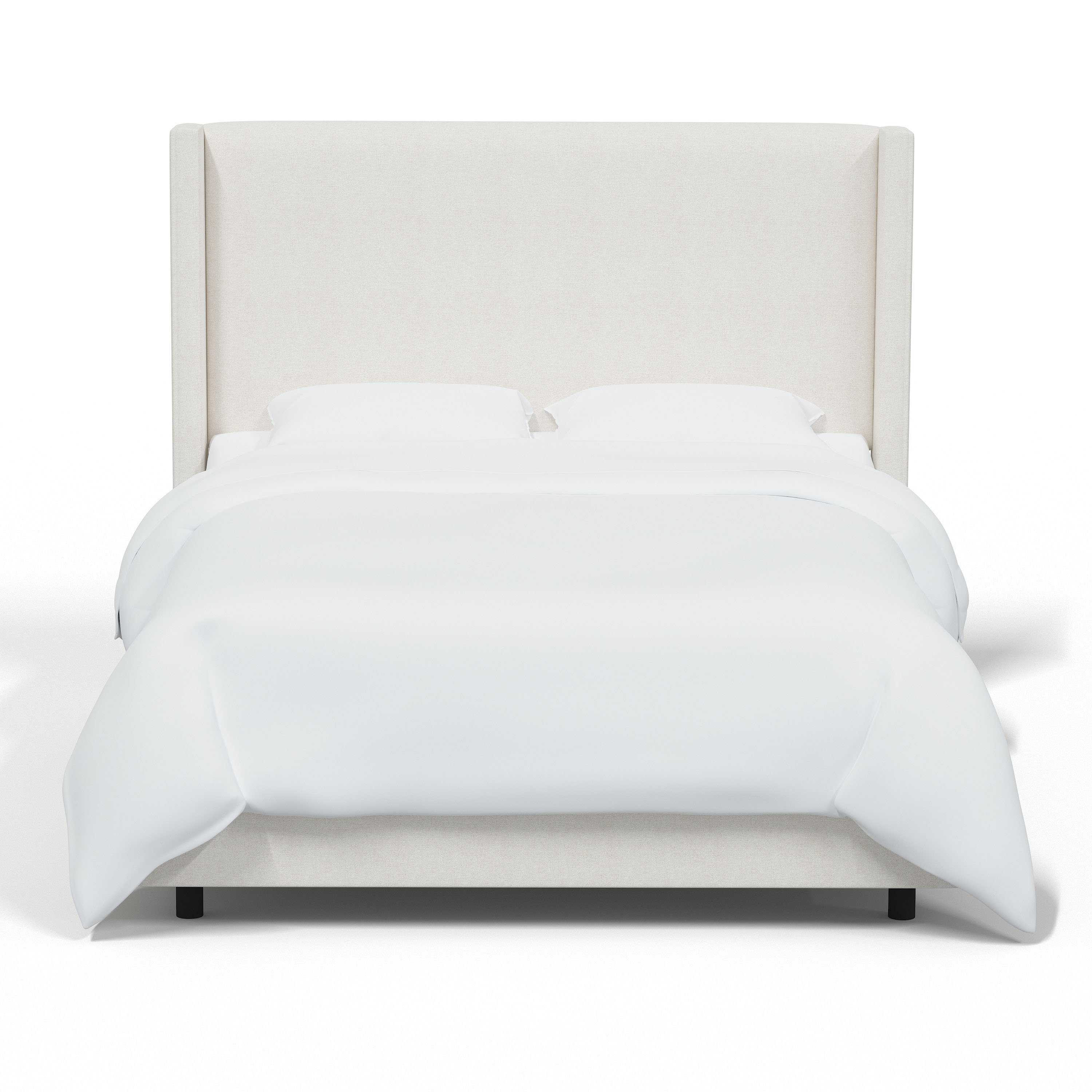 All Modern Hanson Upholstered Wingback Bed