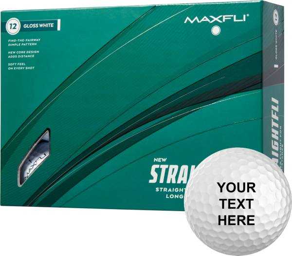 Maxfli 2023 Straightfli Personalized Golf Balls