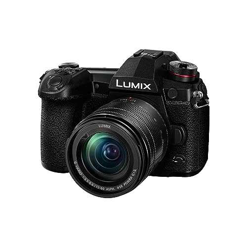 Panasonic LUMIX G9 Mirrorless Camera, Micro Four Thirds, 20.3 Megapixels Plus 80 Megapixel, High-Resolution Mode with LUMIX G Vario 12-60mm F3.5-5.6 Lens (DC-G9MK) , Black