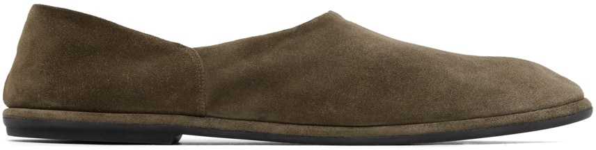 The Row Suede Slippers