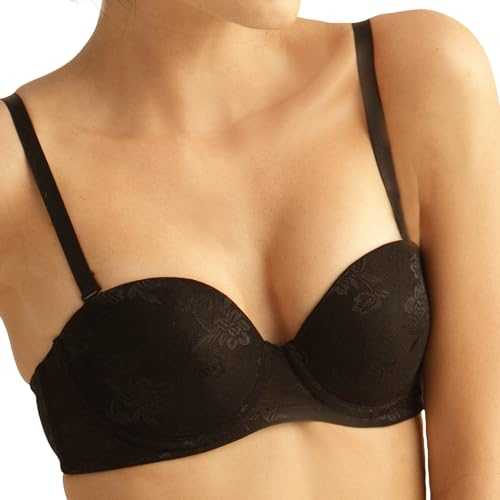 Chantelle Modern Invisible Silicone Free Lightweight Strapless Bra in Black