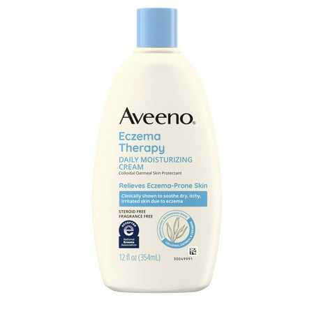 Aveeno Eczema Therapy Daily Soothing Body Cream Steroid-Free 12 oz