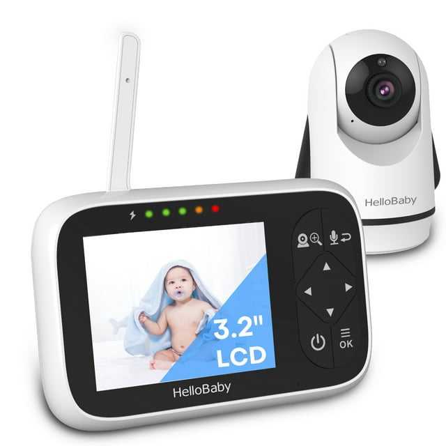 HelloBaby Baby Monitor with 3.2'' IPS Screen
