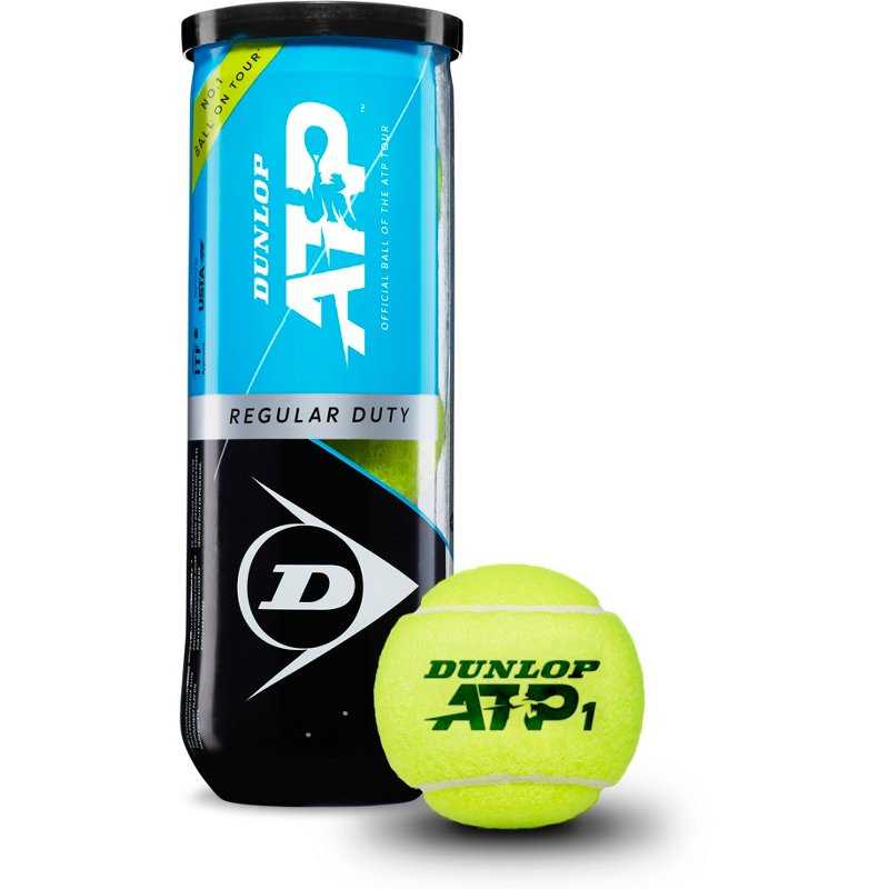 Dunlop ATP Tour Gold Regular Duty Tennis Balls Can 3-Pack - Tennis at Academy Sports