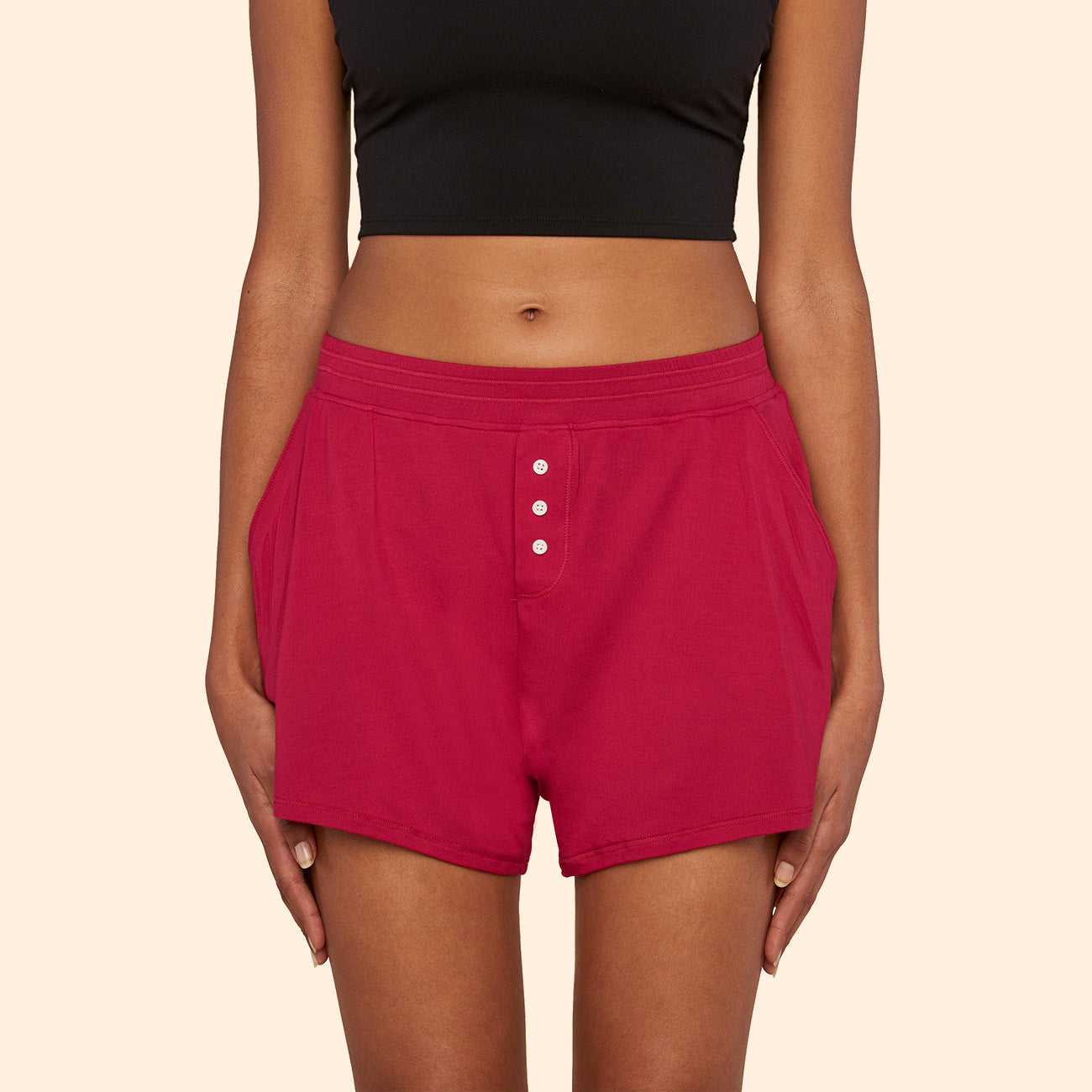 Thinx Sleep Shorts Period Underwear - Spicy In Sizes XXS-4X Undies