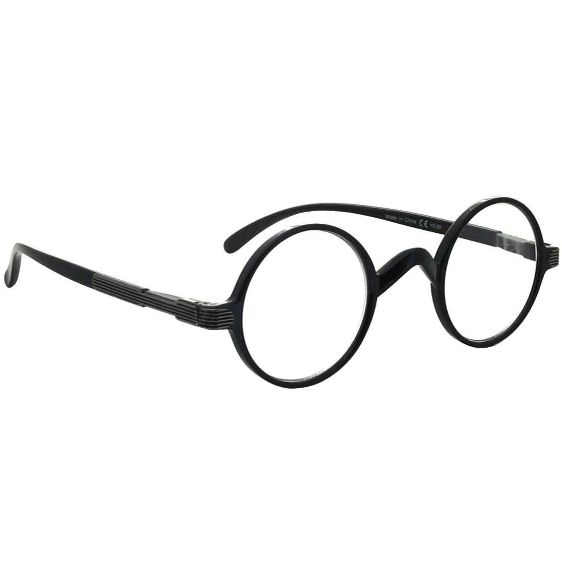 Vintage Round Reading Glasses Professor Readers 5-R077B