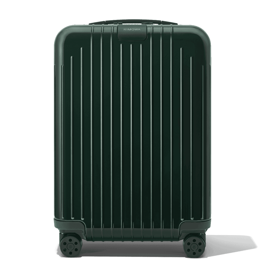 RIMOWA Essential Lite Cabin Carry-On Suitcase in Green Gloss - Polycarbonate - 21,7x15,8x9,1