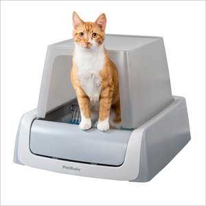 PetSafe ScoopFree Crystal Pro Self-Cleaning Litter Box, Front Entry