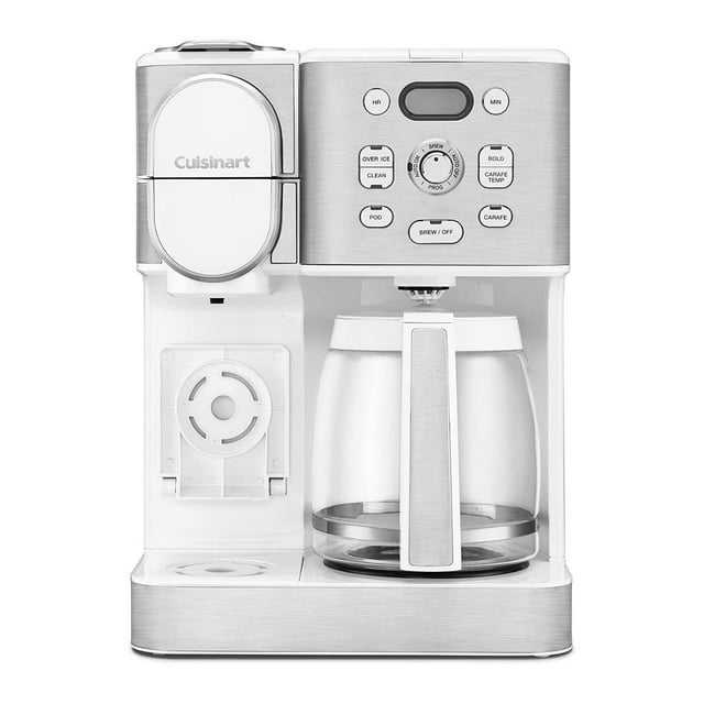 ﻿Cuisinart SS-16W Stainless Steel Coffee Center Combo Coffee Maker (White)