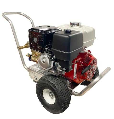 Easy Kleen Commercial Cold Water Gas Pressure Washer Aluminum Cart - 4 GPM, 4000PSI,