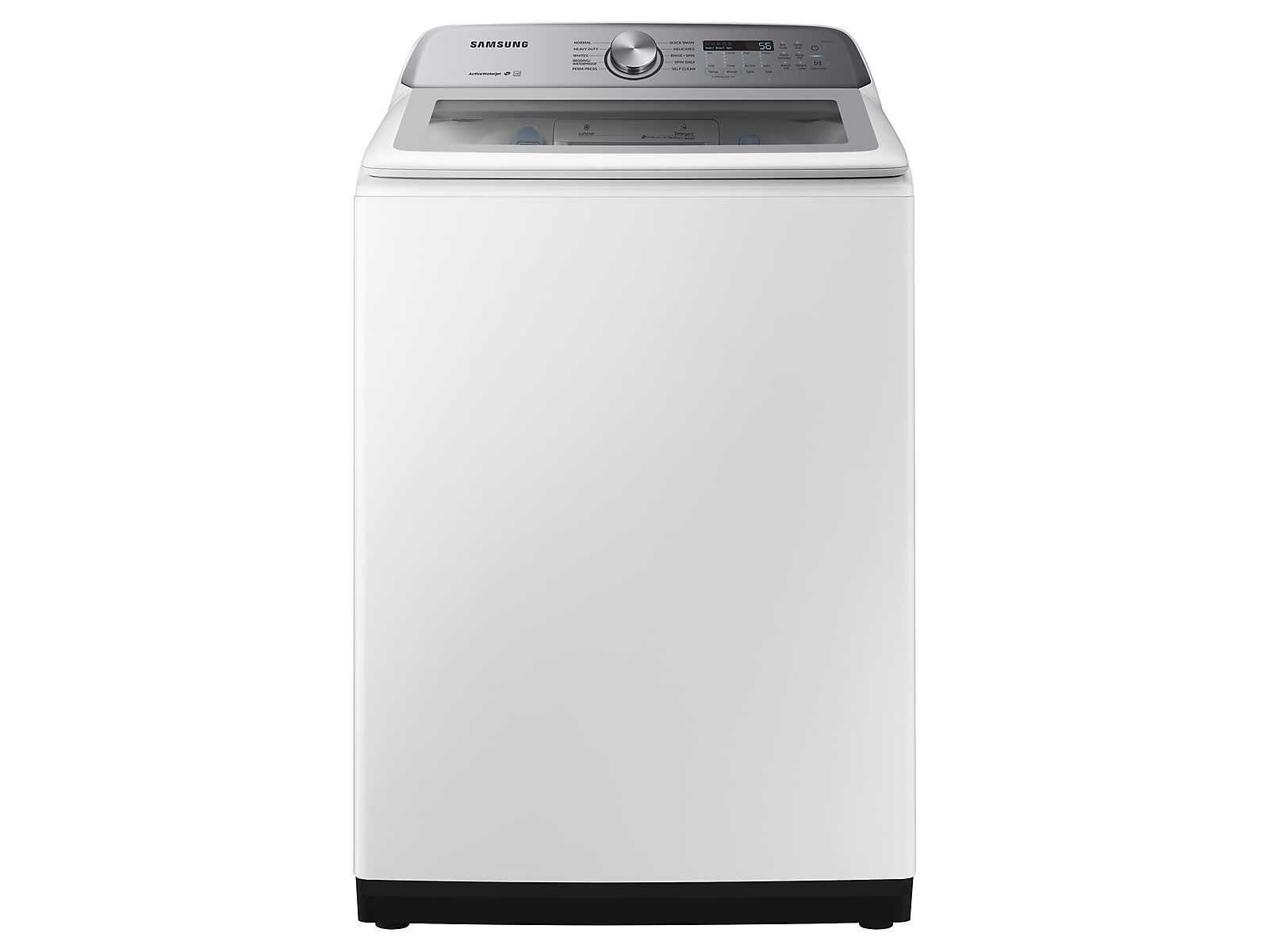 Samsung 5 Cu. Ft. High-Efficiency Top Load Washer with Impeller and Active Water Jet in White