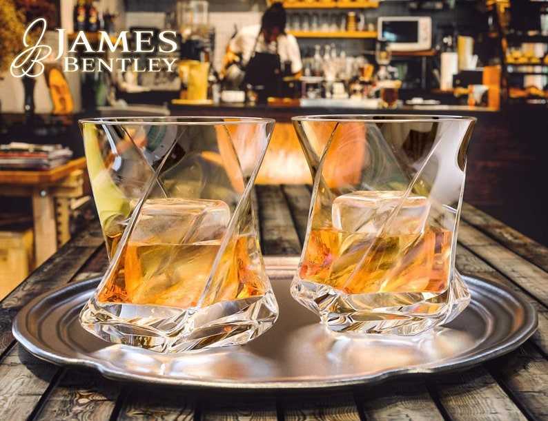 James Bentley STAR Crystal Whiskey Glasses Set