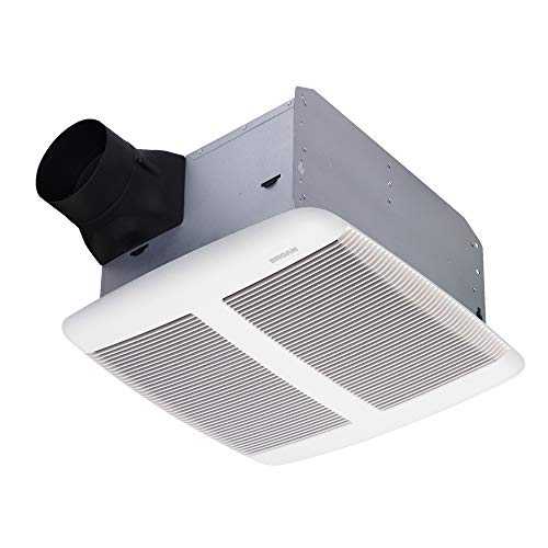 Broan-NuTone SPK110 Bluetooth Speaker Ventilation Fan, ENERGY STAR Certified, 110 CFM, 1.0 Sones, White