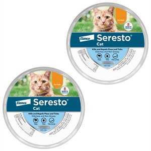 Seresto Flea & Tick Collar for Cats, 2 Collars (16-mos. supply)