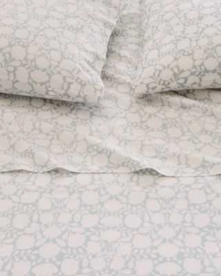 Garnet Hill Siesta Patterned Organic-Cotton Percale Sheets