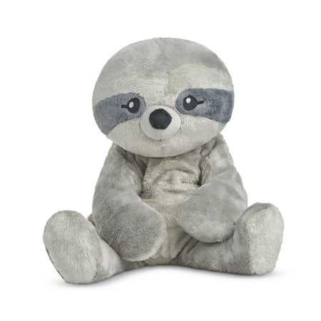 Hugimals Sam the Sloth 4.5lbs Weighted Stuffed Animal Stress Anxiety Relief Plush for Adults Kids