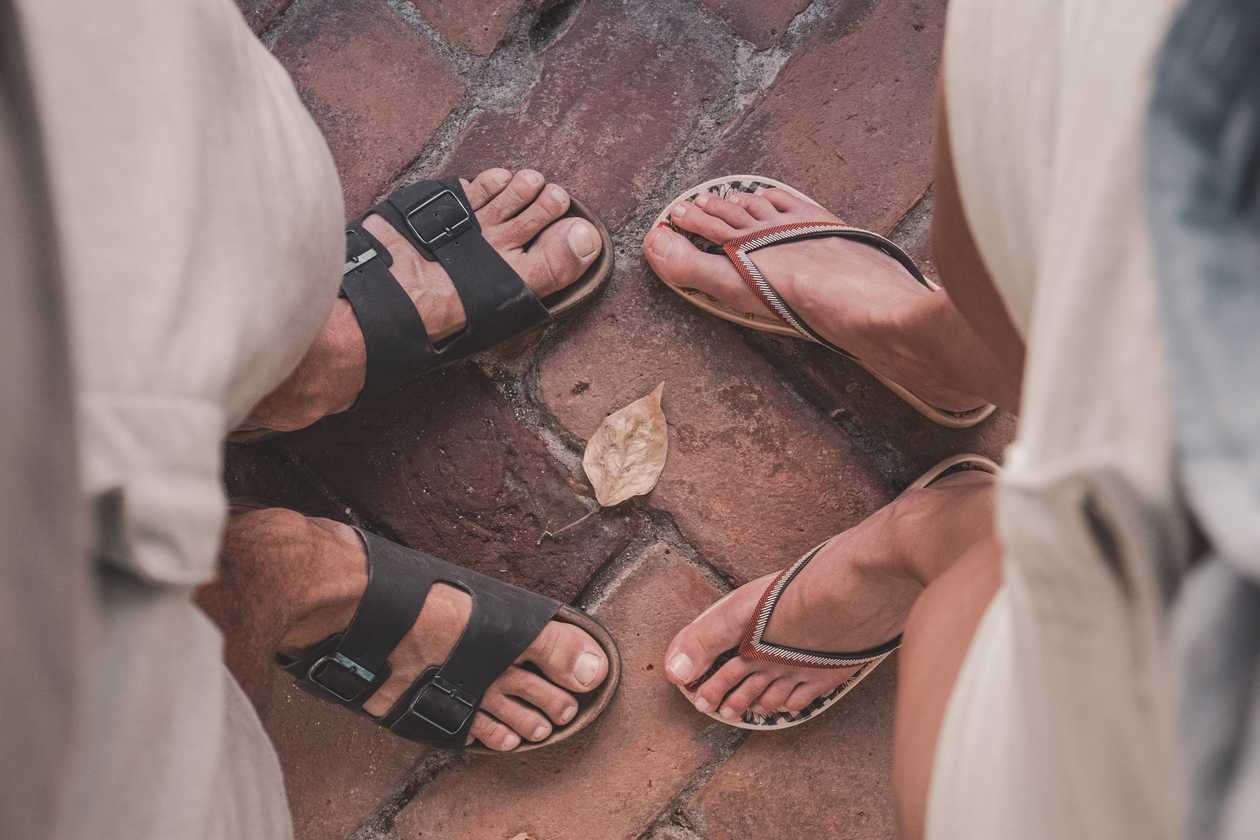 Dark Brown Leather Sandals for Men Open Toe Mens Sandals - Etsy
