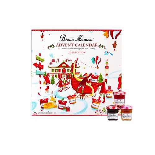 ​​Bonne Maman 2023 Limited Edition Advent Calendar, 23 Mini Spreads and 1 Honey