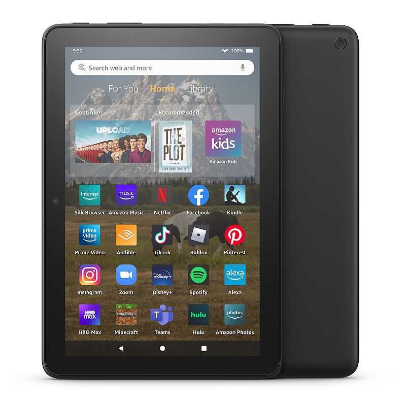 2022 Release - Amazon Fire HD 8 32 GB Tablet with 8-in. HD Display, Black