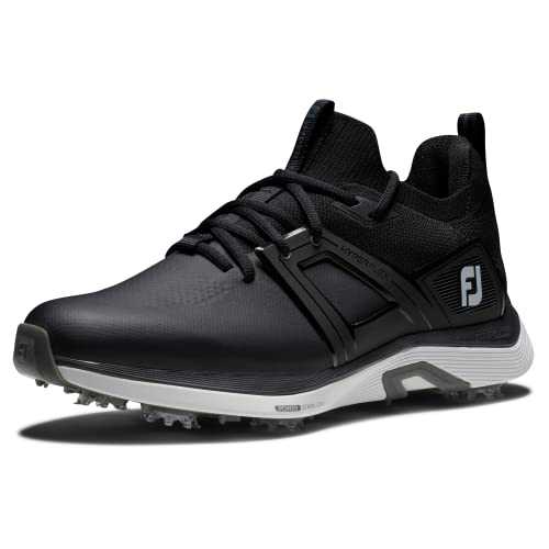FootJoy Men's Hyperflex Golf Shoe, Black, 11