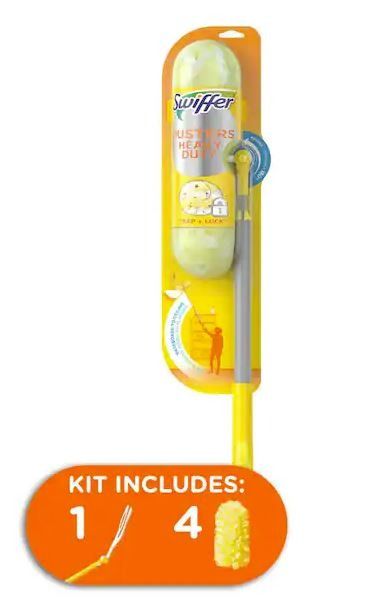 Swiffer Super Extendable Dusting Kit with Heavy Duty Refills