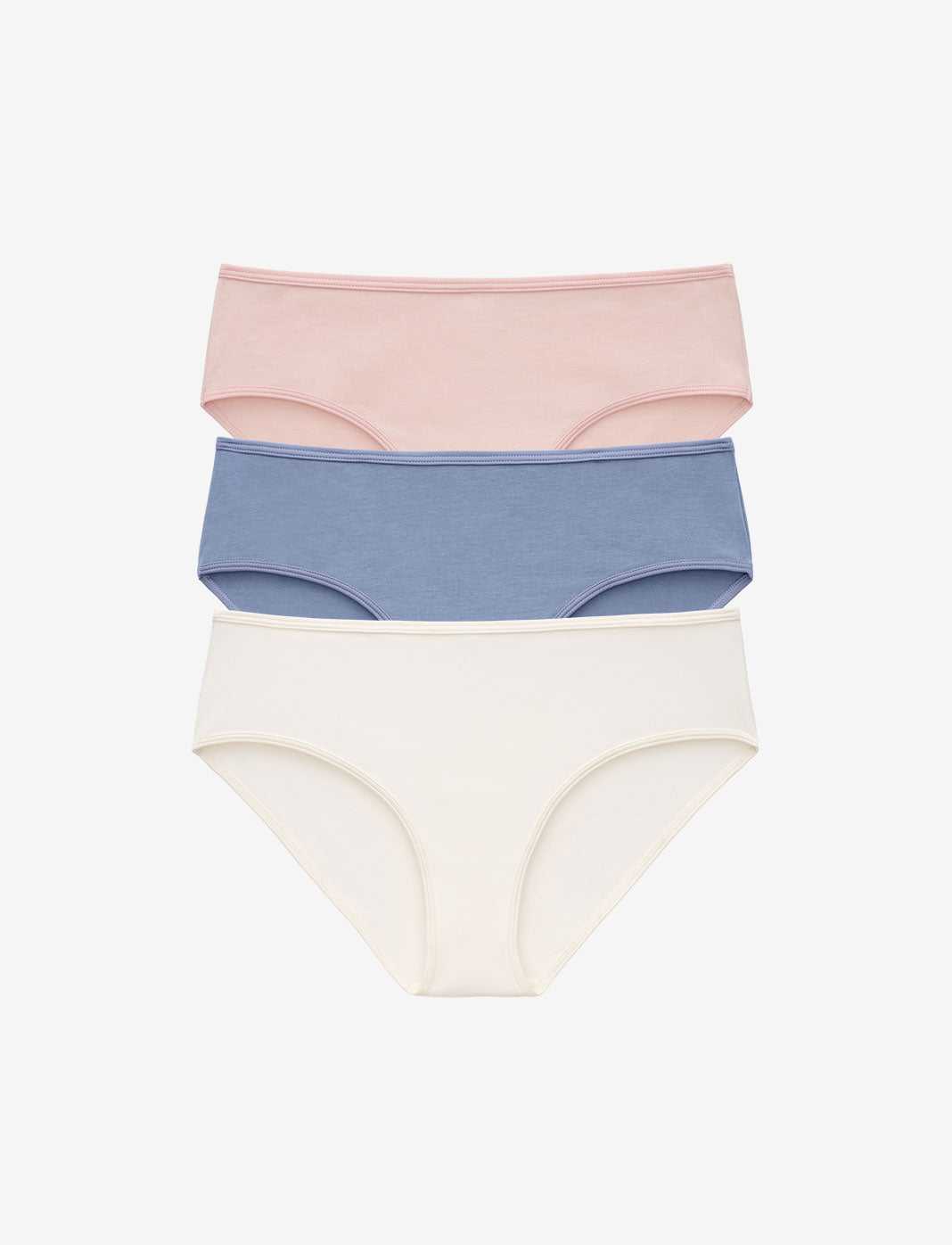 Hanes Originals Women's Underwear Seamless Rib Hi-Rise Cheeky