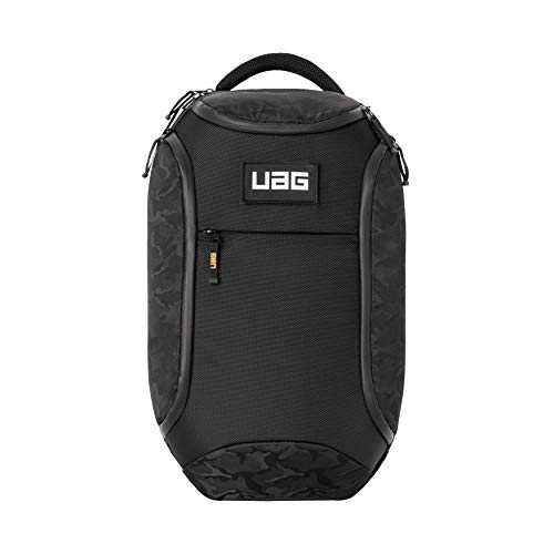 URBAN ARMOR GEAR UAG 24-Liter Backpack Lightweight Tough Weather Resistant Laptop Backpack, fits up to 16-inch, Standard Issue Black Midnight Camo