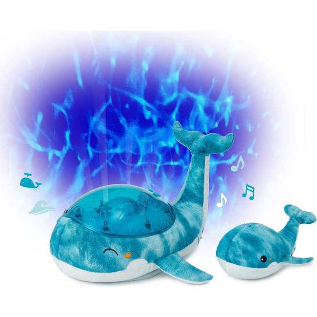 Tranquil Whale Family Blue - Kids Toys | Cloud b from Maisonette