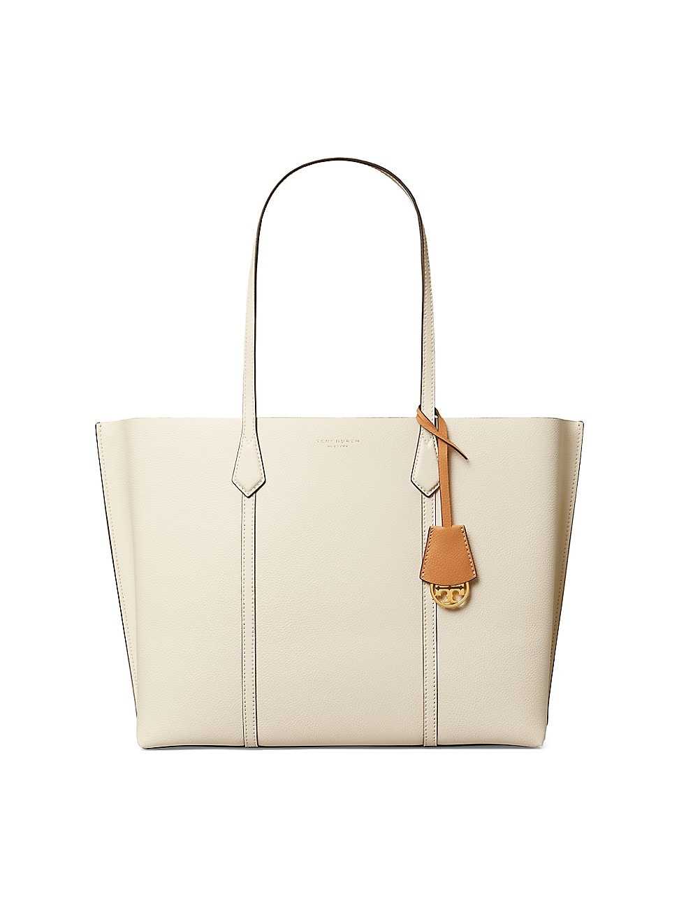 Women's Perry Leather Tote - New Ivory