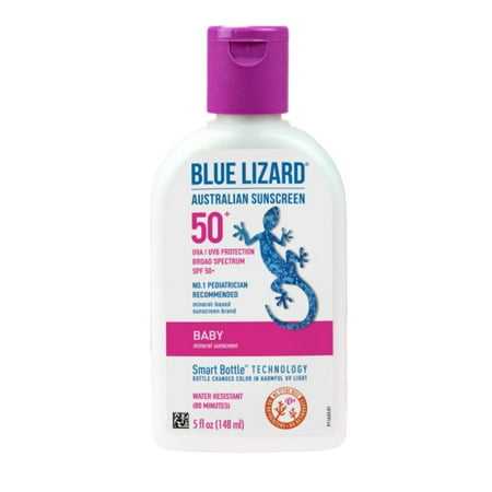 Blue Lizard Baby SPF 50 Mineral Sunscreen Lotion Broad Spectrum 5 fl oz