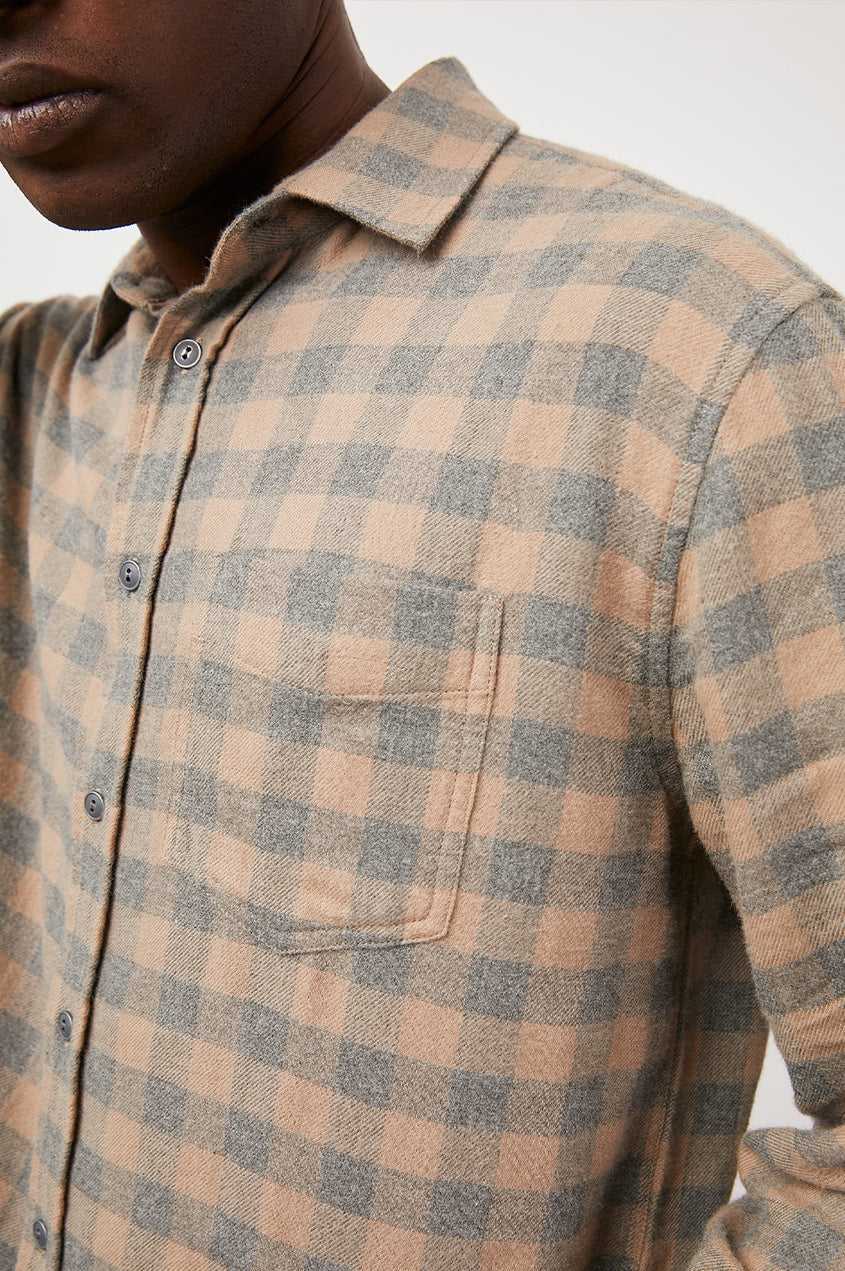 Rails Lennox Shirt Men's Shirt - Charcoal Mire