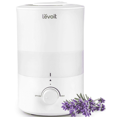 Levoit Cool Mist Humidifier for Room 3L Top-Fill Humidifier for Bedrooms and Baby Nurseries with Aromatherapy Dual 150 White