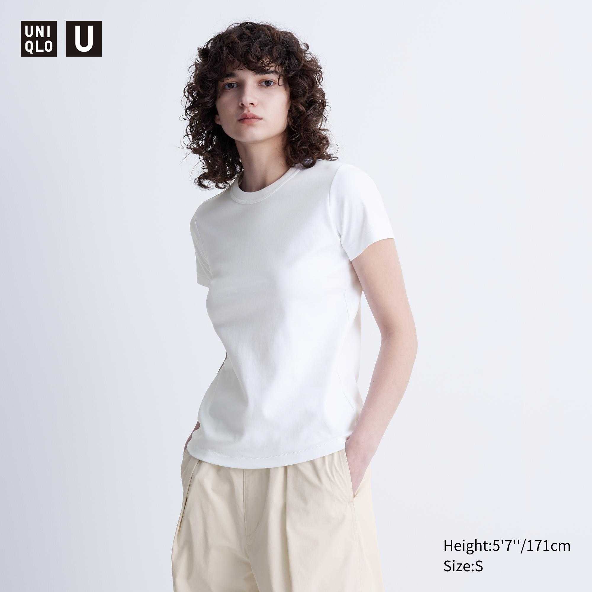Women's U Crew Neck T-Shirt | White | XS | UNIQLO US