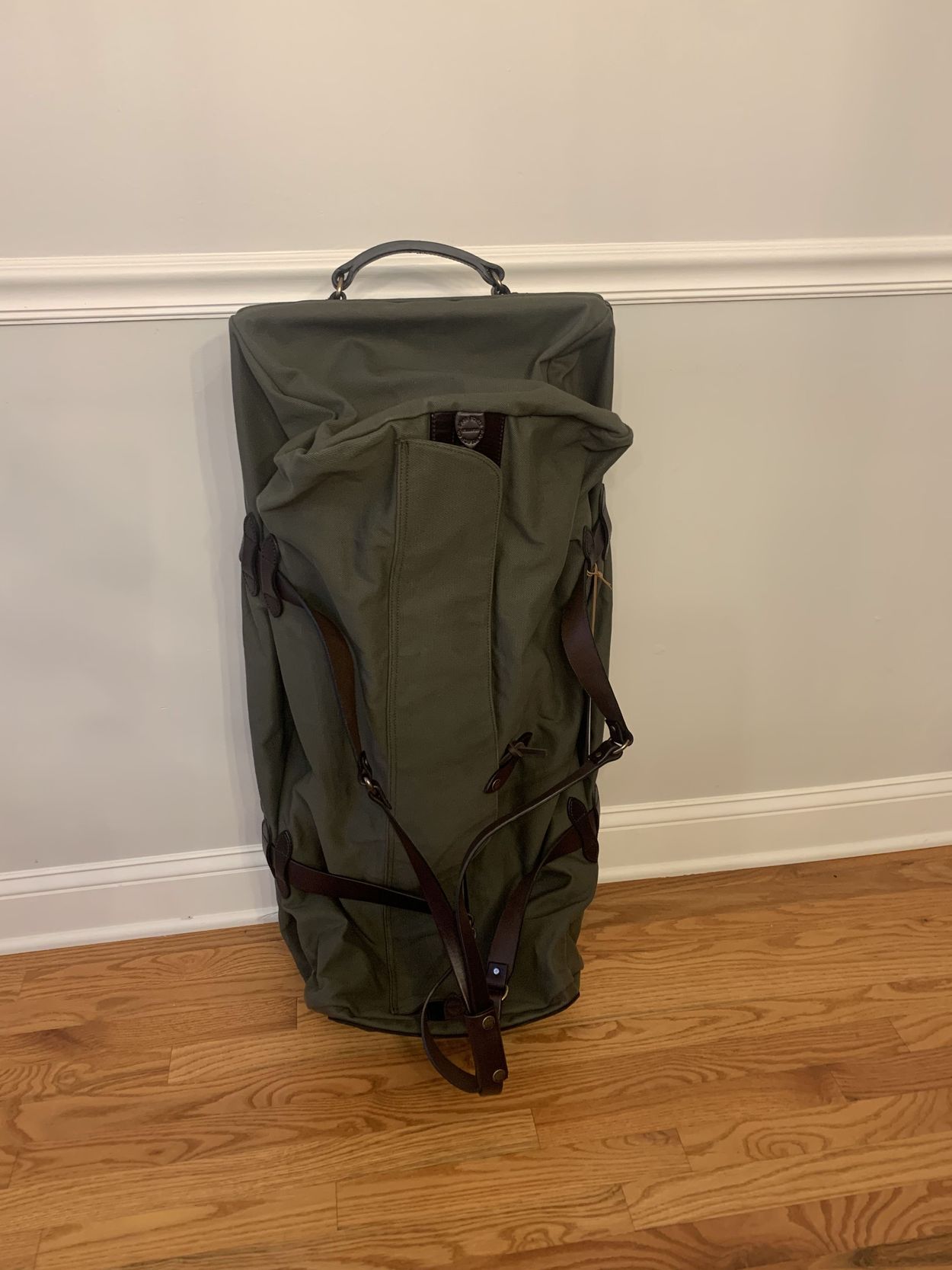 Filson Rugged Twill Rolling 4-Wheel Carry-On Bag