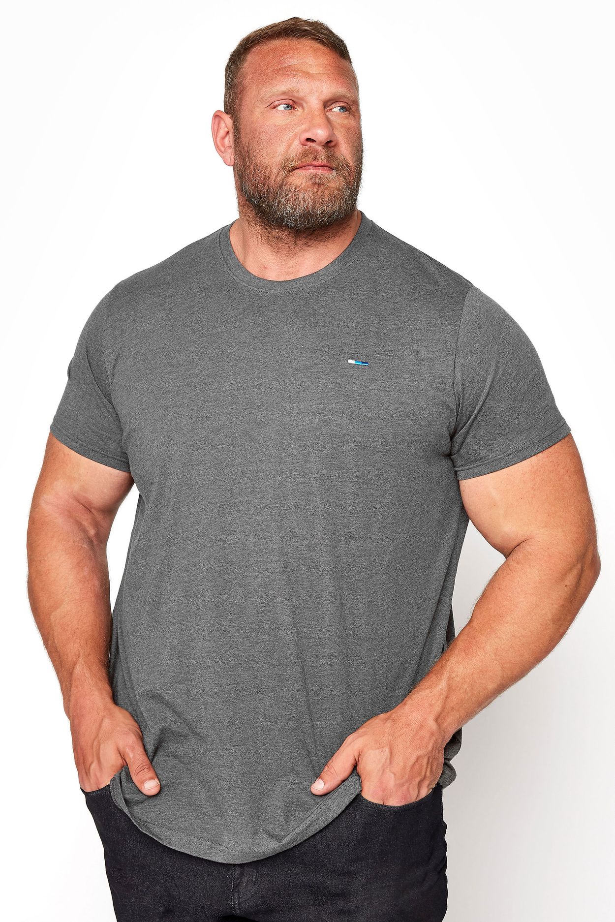 BadRhino Big & Tall Plain T-Shirt 