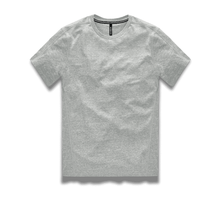 Men's Training Durable Shirt Light Gray Small | Ten Thousand